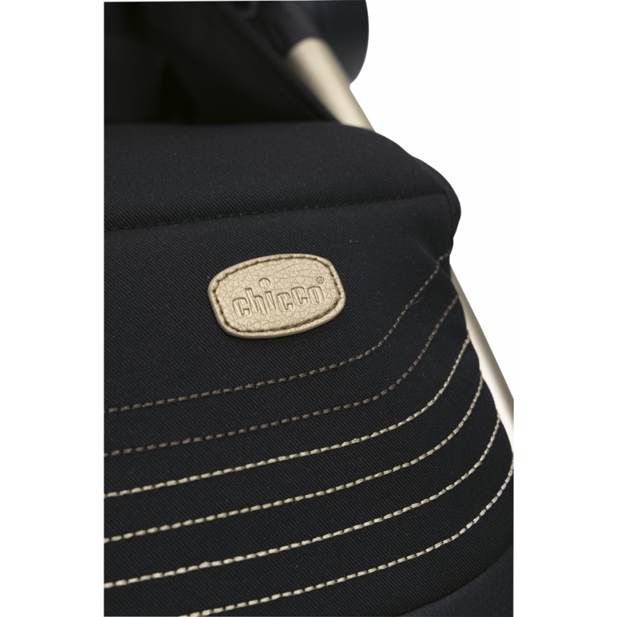 Chicco - Bērnu ratiņi GOODY XPLUS Black Re_Lux Eco+