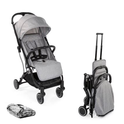 Chicco - Bērnu ratiņi TROLLEY ME gaiši pelēka