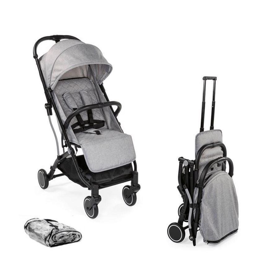 Chicco - Bērnu ratiņi TROLLEY ME gaiši pelēka