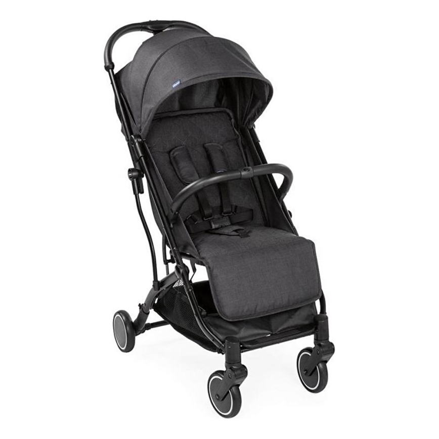Chicco - Bērnu ratiņi TROLLEY ME tumši pelēka