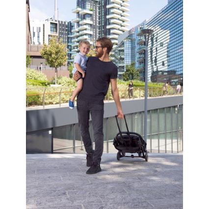 Chicco - Bērnu ratiņi TROLLEY ME tumši pelēka