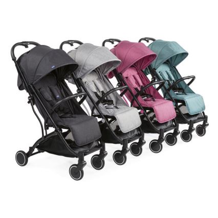 Chicco - Bērnu ratiņi TROLLEY ME tumši pelēka