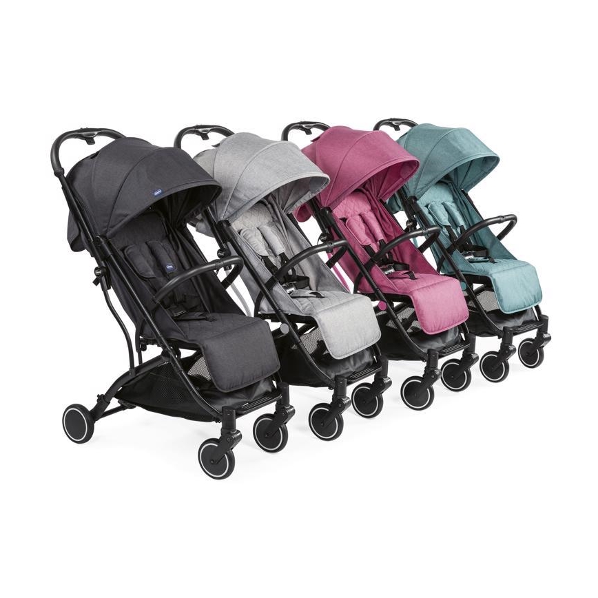 Chicco - Bērnu ratiņi TROLLEY ME tumši pelēka