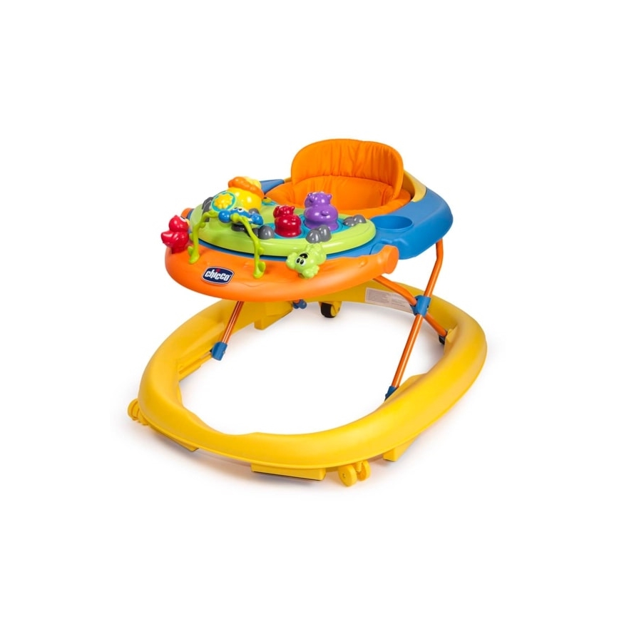 Chicco - Bērnu staigulītis WALKY TALKY 2xAA dzeltena/zila