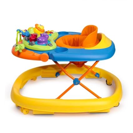 Chicco - Bērnu staigulītis WALKY TALKY 2xAA dzeltena/zila