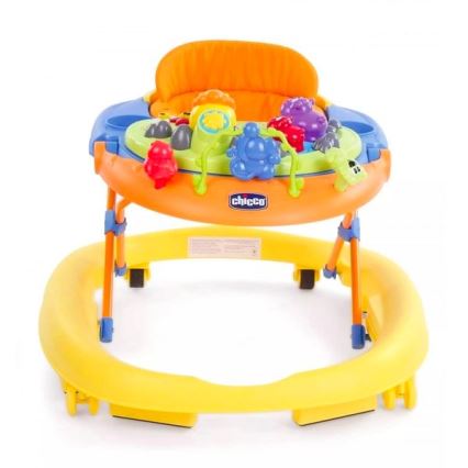 Chicco - Bērnu staigulītis WALKY TALKY 2xAA dzeltena/zila