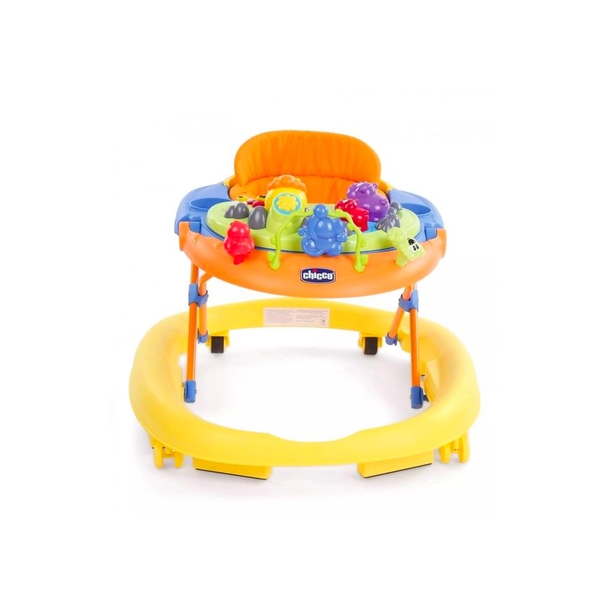 Chicco - Bērnu staigulītis WALKY TALKY 2xAA dzeltena/zila