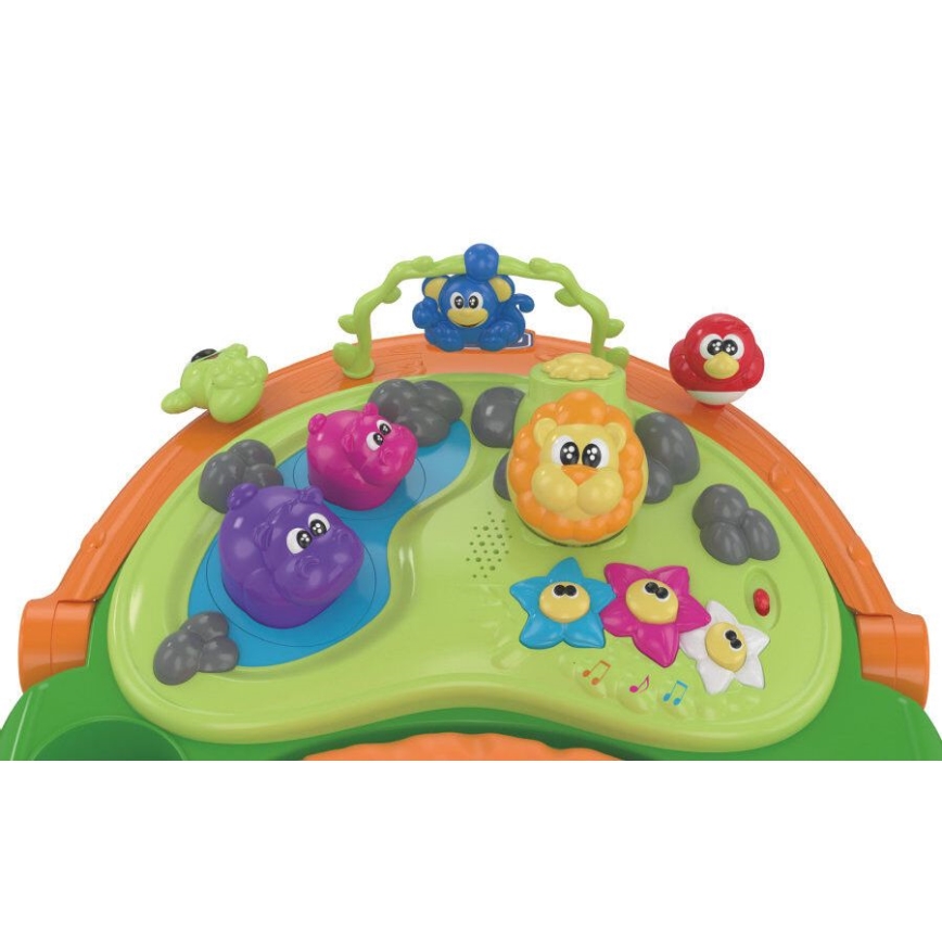 Chicco - Bērnu staigulītis WALKY TALKY 2xAA dzeltena/zila