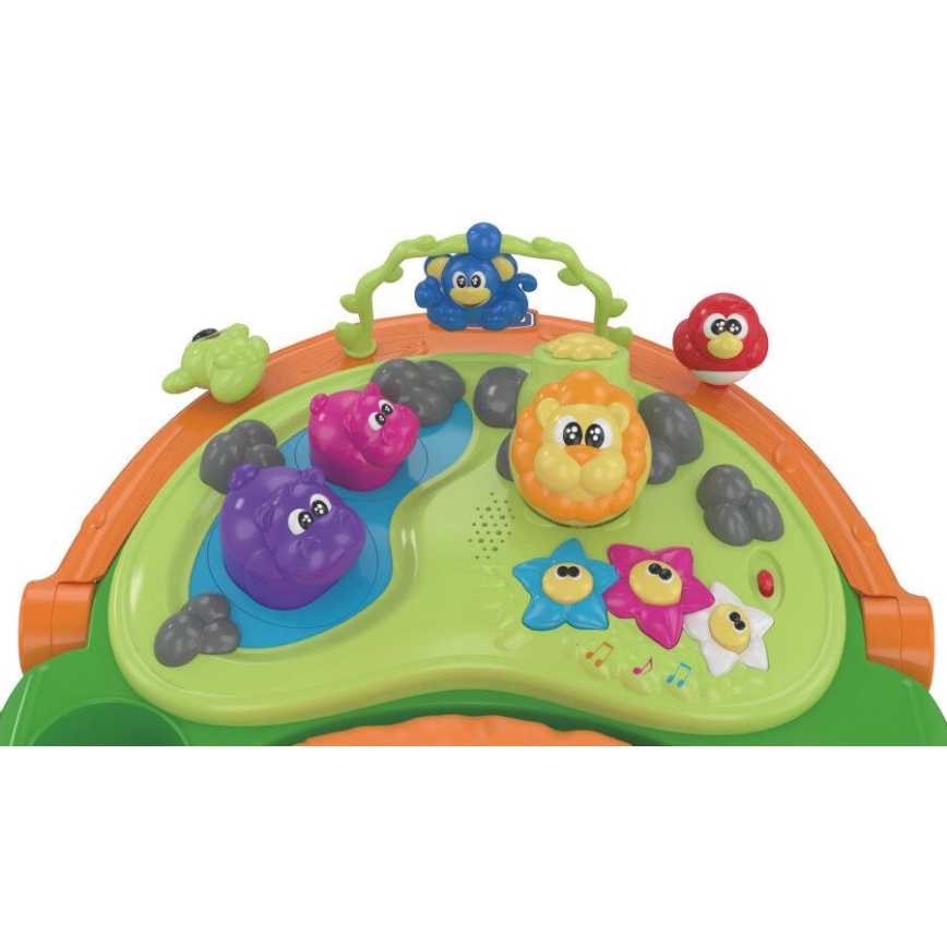 Chicco - Bērnu staigulītis WALKY TALKY 2xAA zaļa