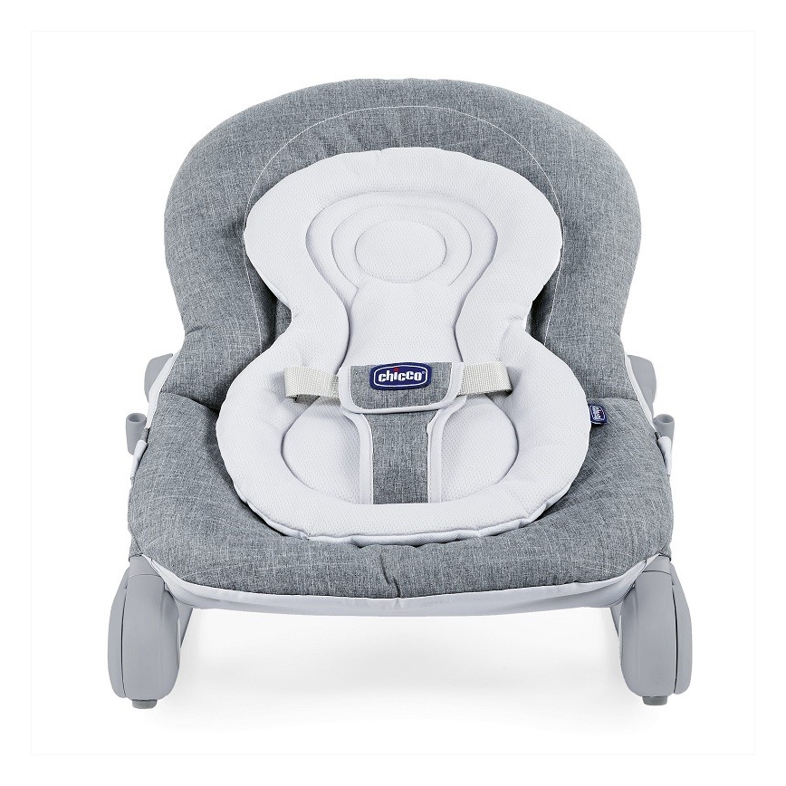 Chicco - Bērnu šūpuļkrēsls HOOPLA pelēka/balta