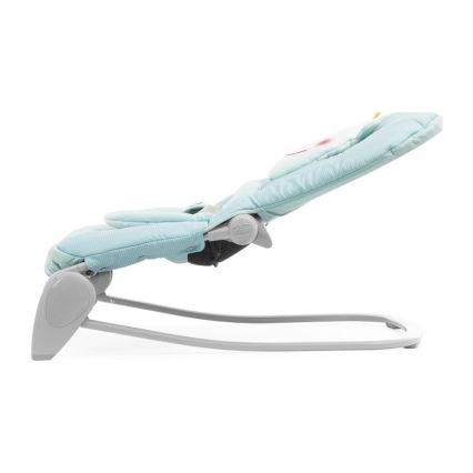 Chicco - Bērnu vibrējošs atpūtas krēsliņš ar melodiju BALLOON Froggy 2xAA + 1xLR20 zils