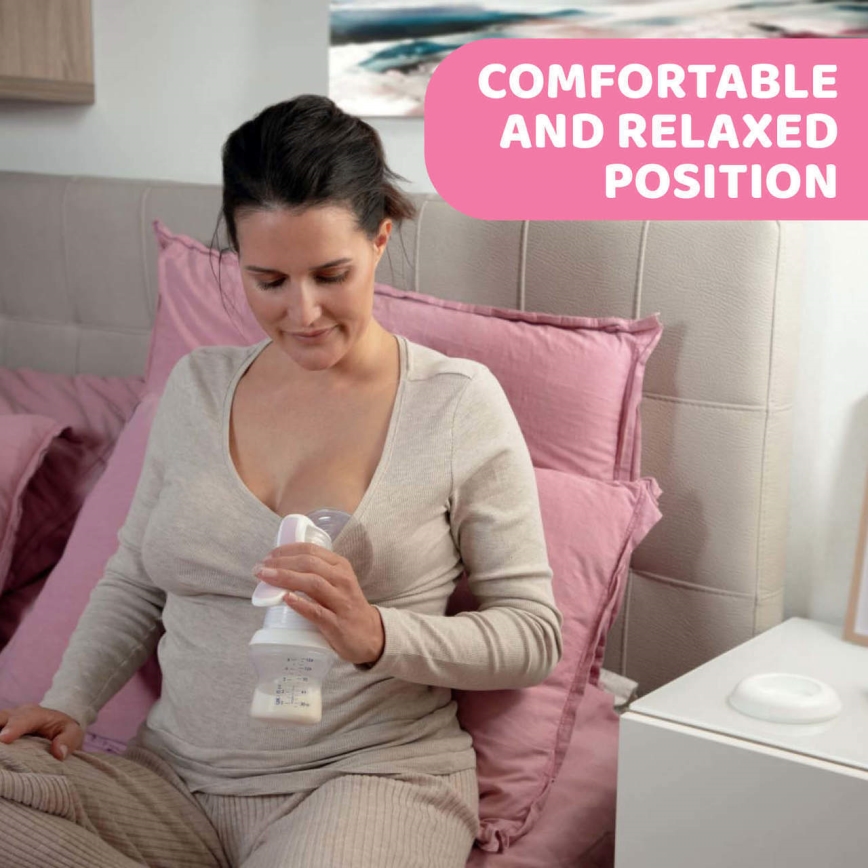 Chicco - Manuālais krūts piena pumpis Natural Feeling