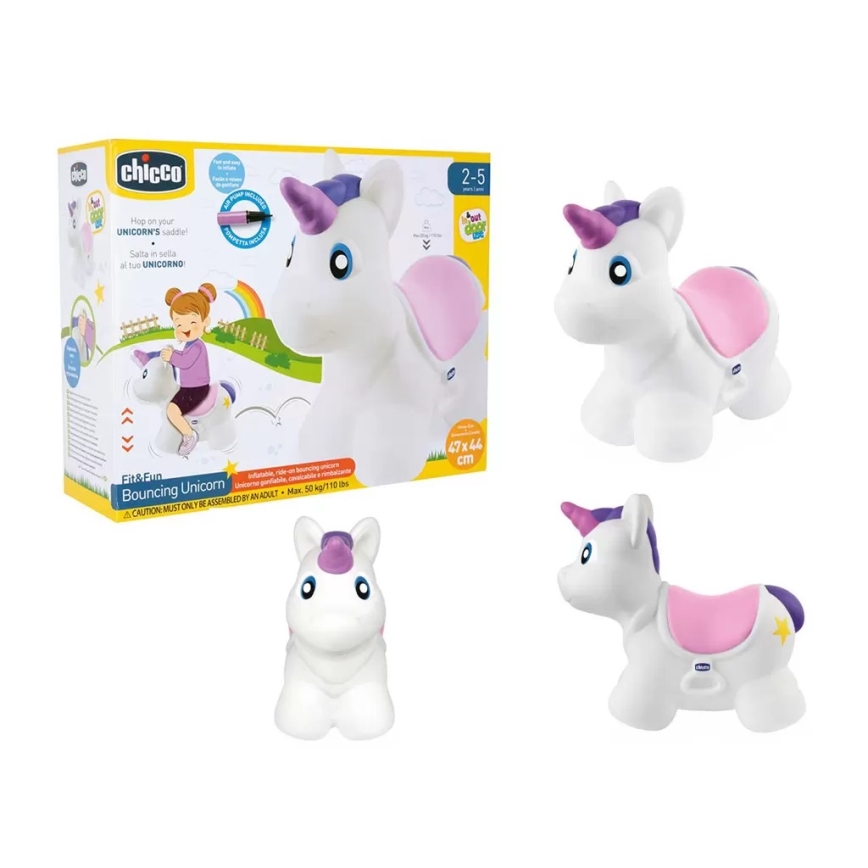 Chicco - Piepūšamais šūpuļkrēsls UNICORN