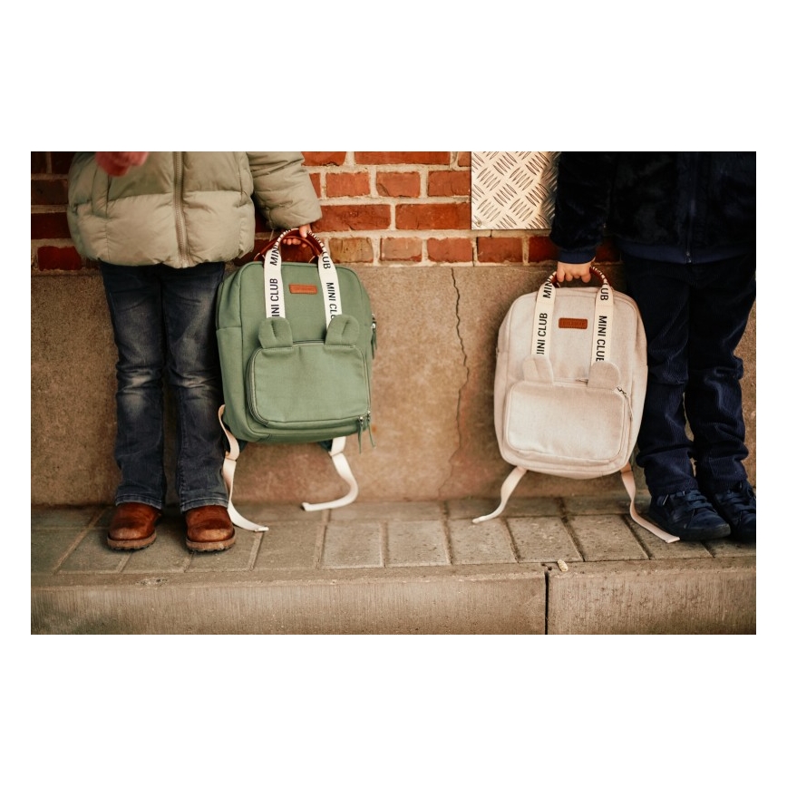 Childhome - Bērnu mugursoma MINI CLUB zaļa