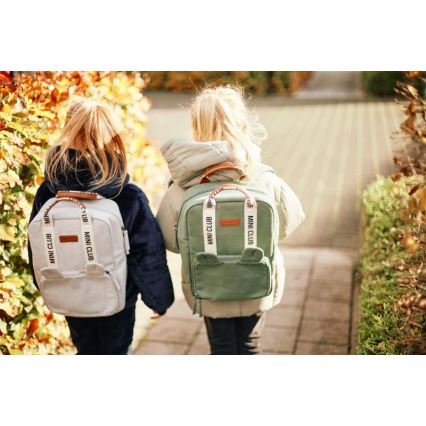 Childhome - Bērnu mugursoma MINI CLUB zaļa