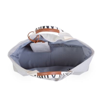 Childhome - Ceļojumu soma FAMILY BAG CANVAS balta