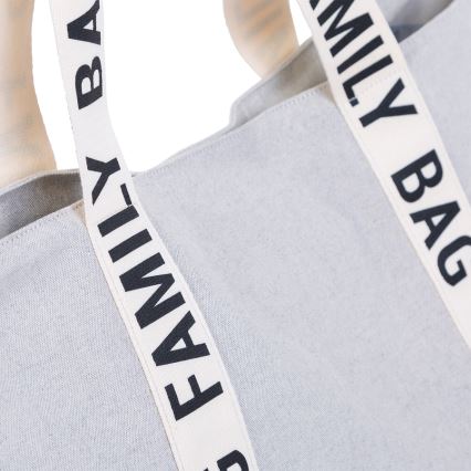 Childhome - Ceļojumu soma FAMILY BAG CANVAS balta