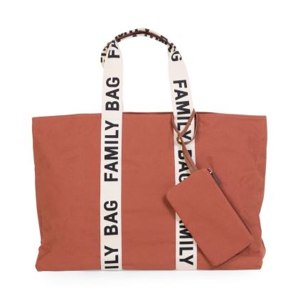 Childhome - Ceļojumu soma FAMILY BAG CANVAS oranža