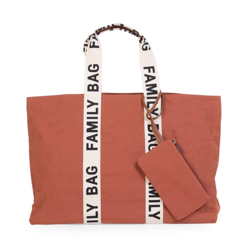 Childhome - Ceļojumu soma FAMILY BAG CANVAS oranža