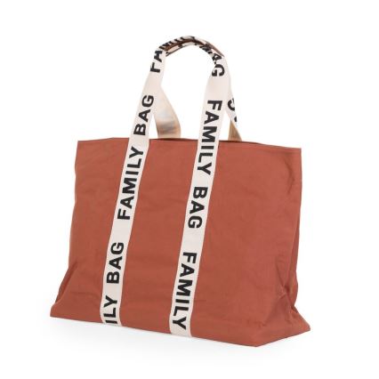 Childhome - Ceļojumu soma FAMILY BAG CANVAS oranža