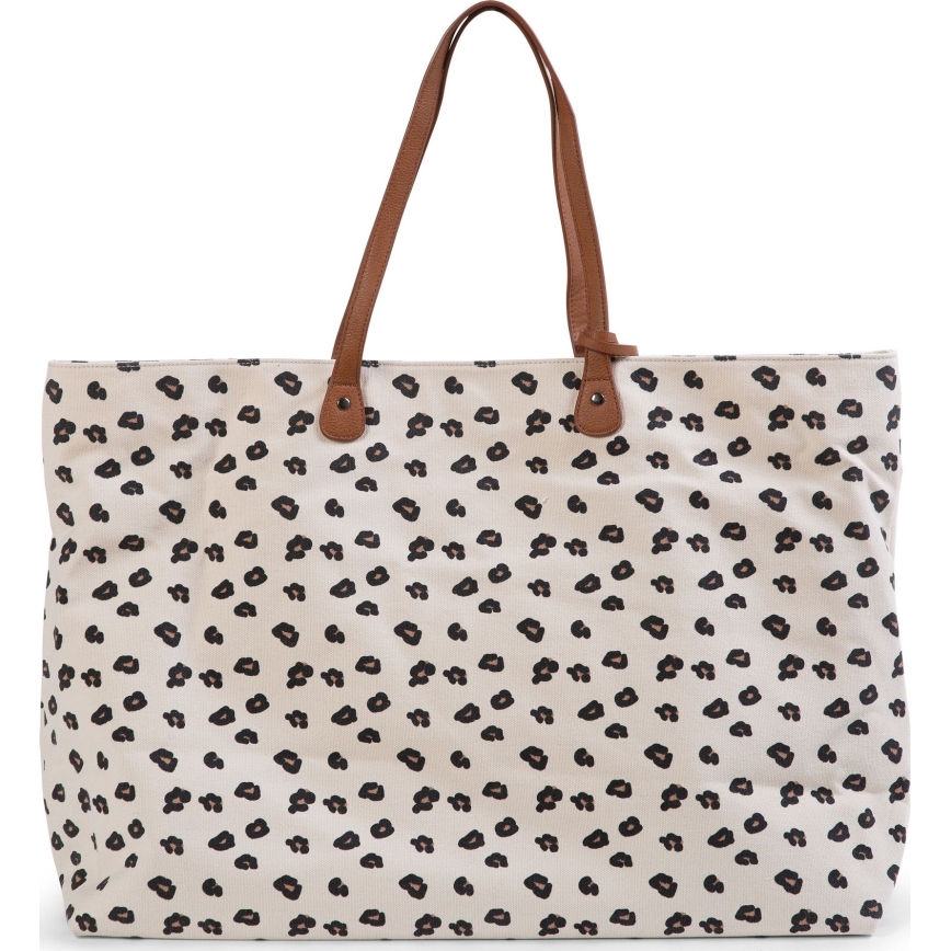 Childhome - Ceļojumu soma FAMILY BAG, leoparda raksts