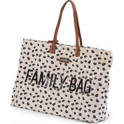 Childhome - Ceļojumu soma FAMILY BAG, leoparda raksts