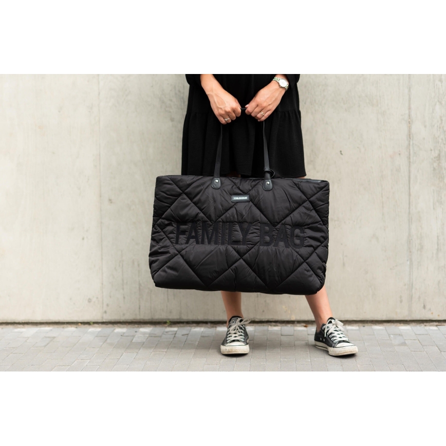 Childhome - Ceļojumu soma FAMILY BAG, melna