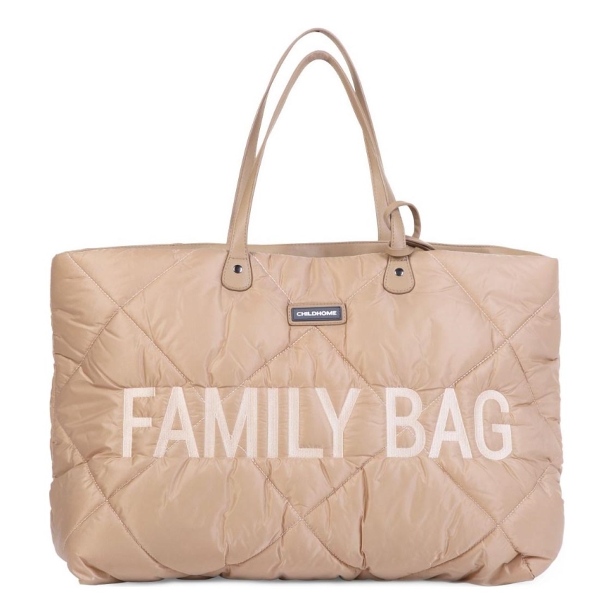 Childhome - Ceļojumu soma FAMILY BAG PUFFERED krēmkrāsa