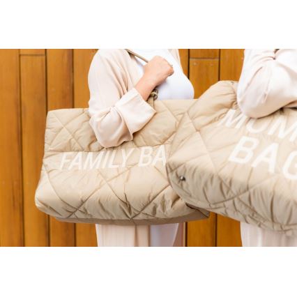 Childhome - Ceļojumu soma FAMILY BAG PUFFERED krēmkrāsa