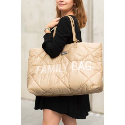 Childhome - Ceļojumu soma FAMILY BAG PUFFERED krēmkrāsa