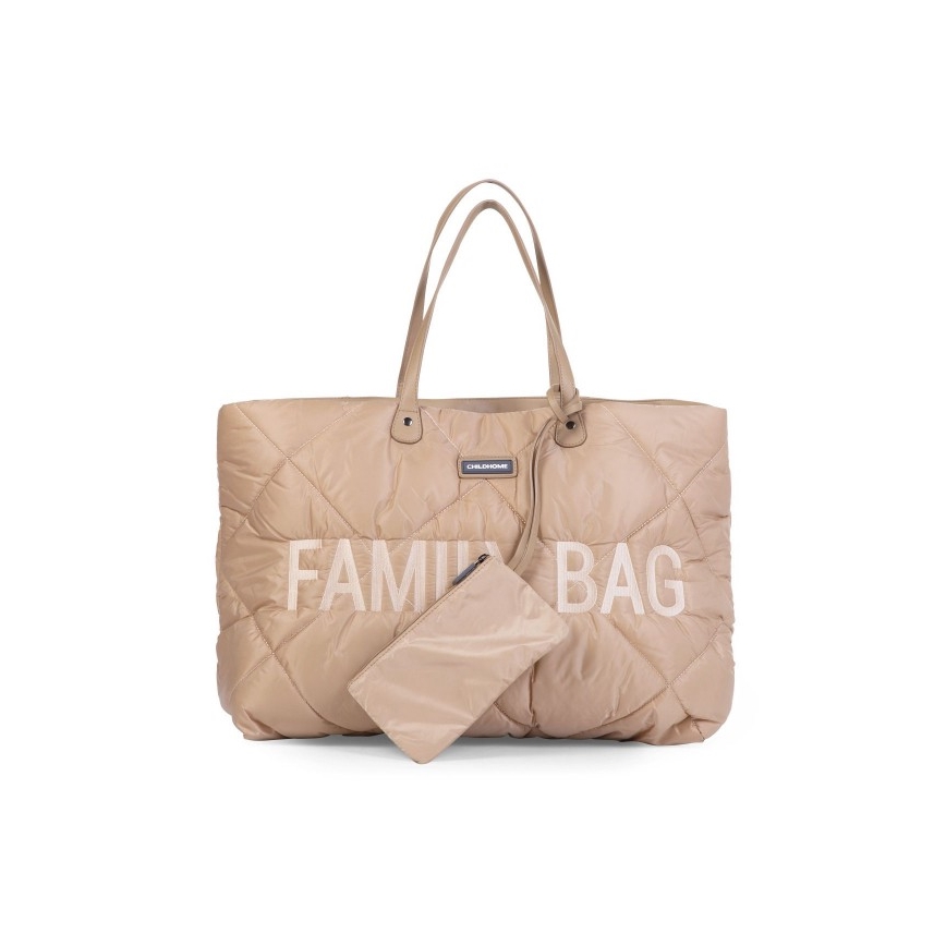 Childhome - Ceļojumu soma FAMILY BAG PUFFERED krēmkrāsa