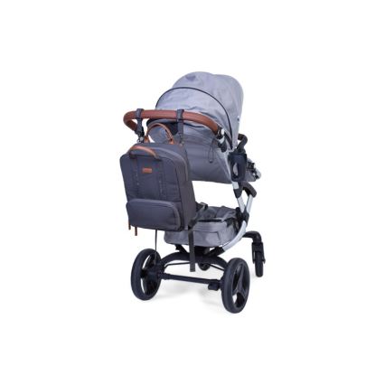 Childhome - Pārtīšanas soma FAMILY CLUB SIGNATURE pelēka
