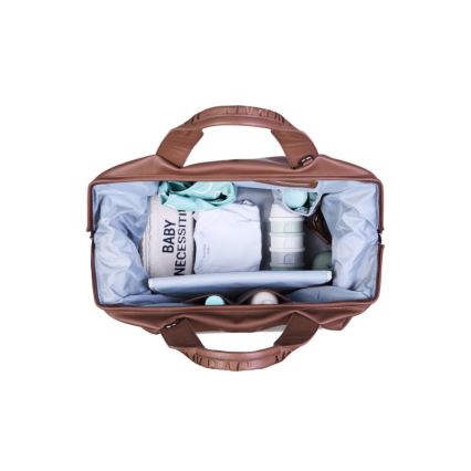 Childhome - Pārtīšanas soma MOMMY BAG LEATHER brūna