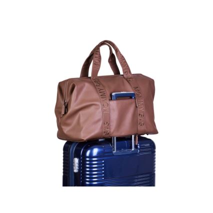 Childhome - Pārtīšanas soma MOMMY BAG LEATHER brūna