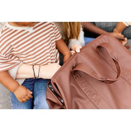 Childhome - Pārtīšanas soma MOMMY BAG LEATHER brūna