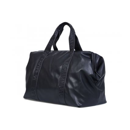 Childhome - Pārtīšanas soma MOMMY BAG LEATHER melna