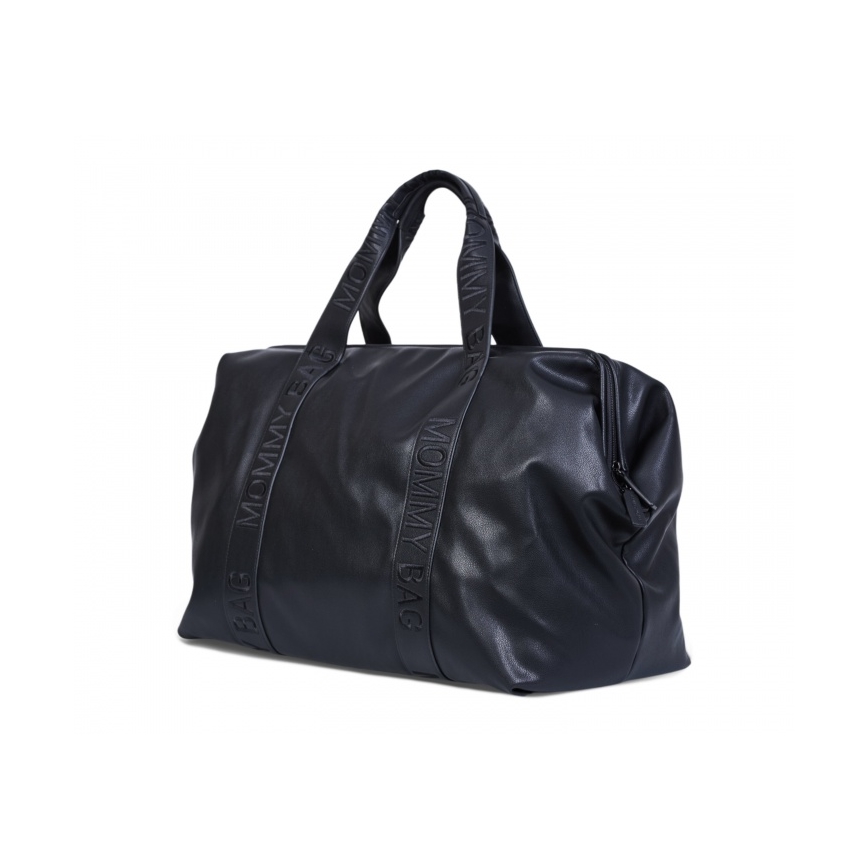 Childhome - Pārtīšanas soma MOMMY BAG LEATHER melna
