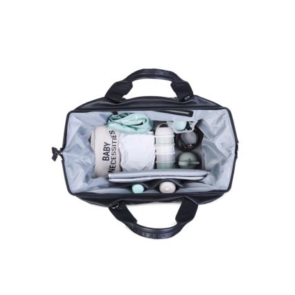 Childhome - Pārtīšanas soma MOMMY BAG LEATHER melna