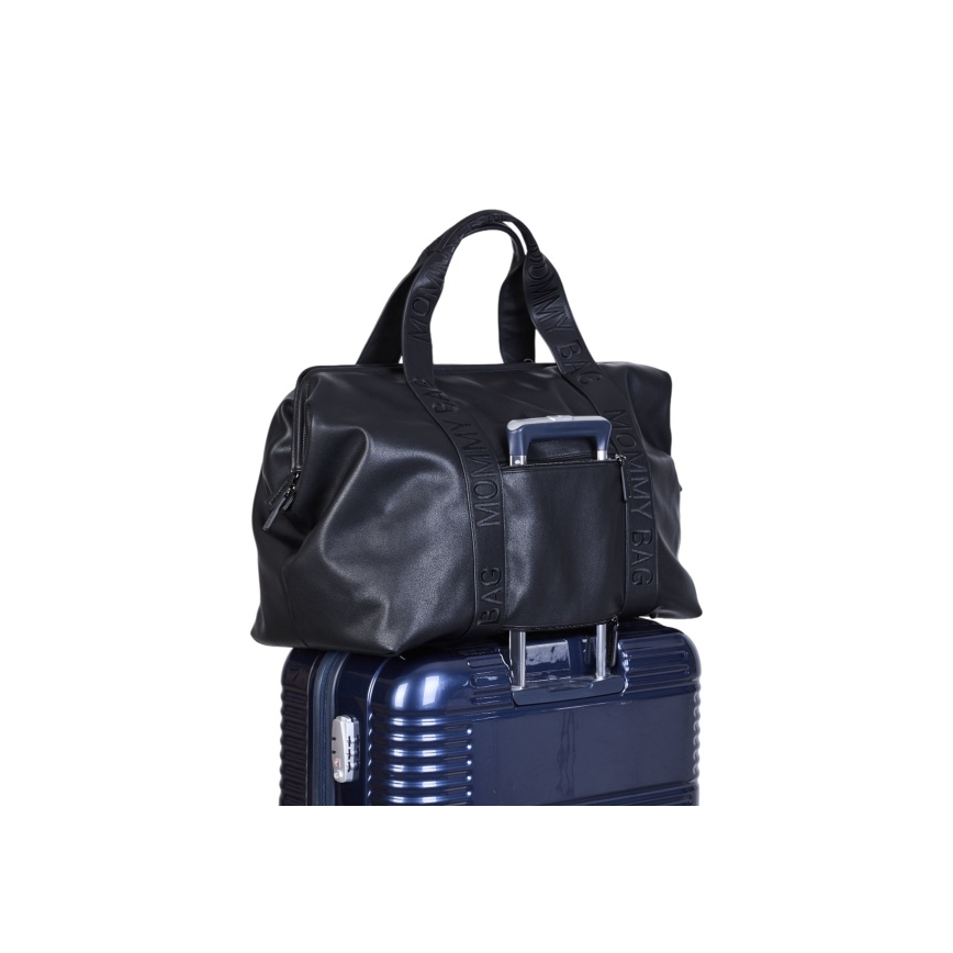 Childhome - Pārtīšanas soma MOMMY BAG LEATHER melna