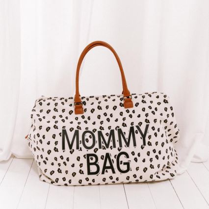 Childhome - Pārtīšanas soma MOMMY BAG, leoparda raksts