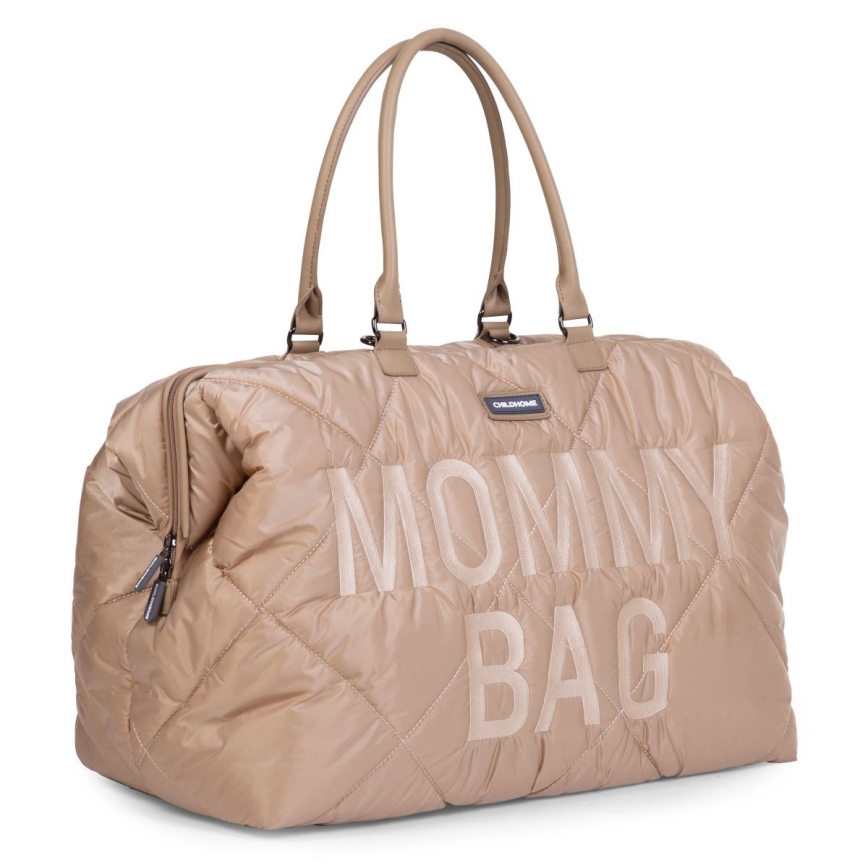 Childhome - Pārtīšanas soma MOMMY BAG PUFFERED bēša