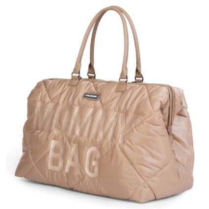 Childhome - Pārtīšanas soma MOMMY BAG PUFFERED bēša
