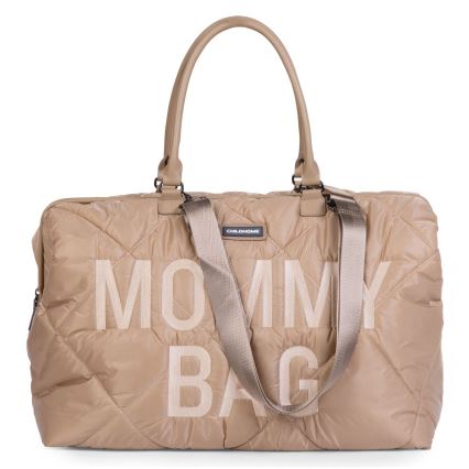 Childhome - Pārtīšanas soma MOMMY BAG PUFFERED bēša