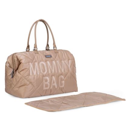 Childhome - Pārtīšanas soma MOMMY BAG PUFFERED bēša