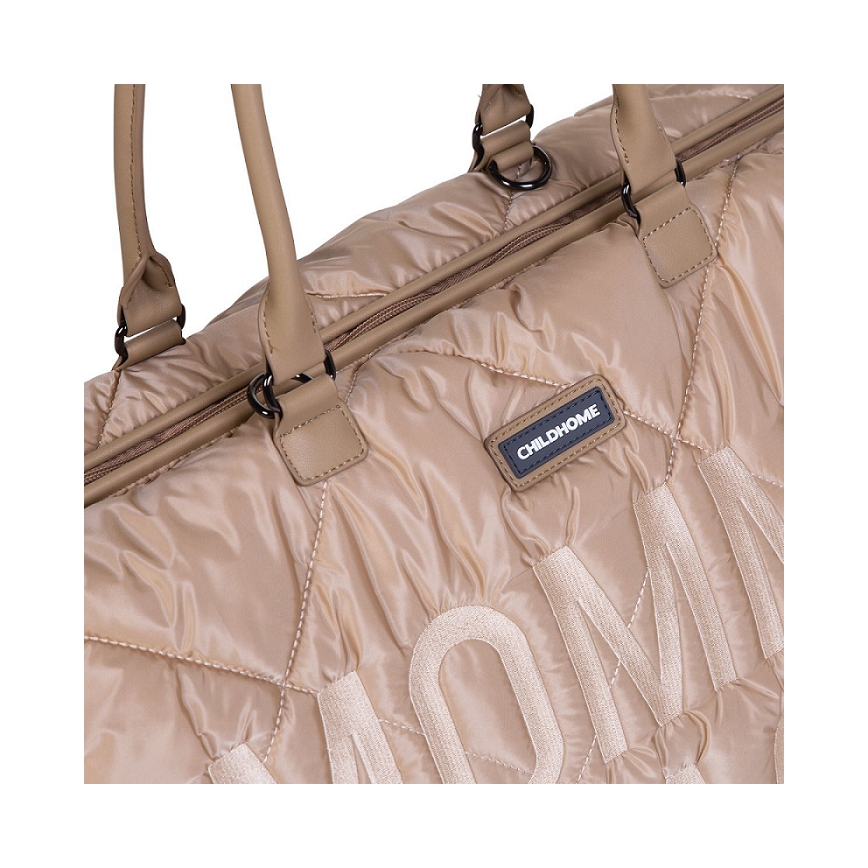 Childhome - Pārtīšanas soma MOMMY BAG PUFFERED bēša