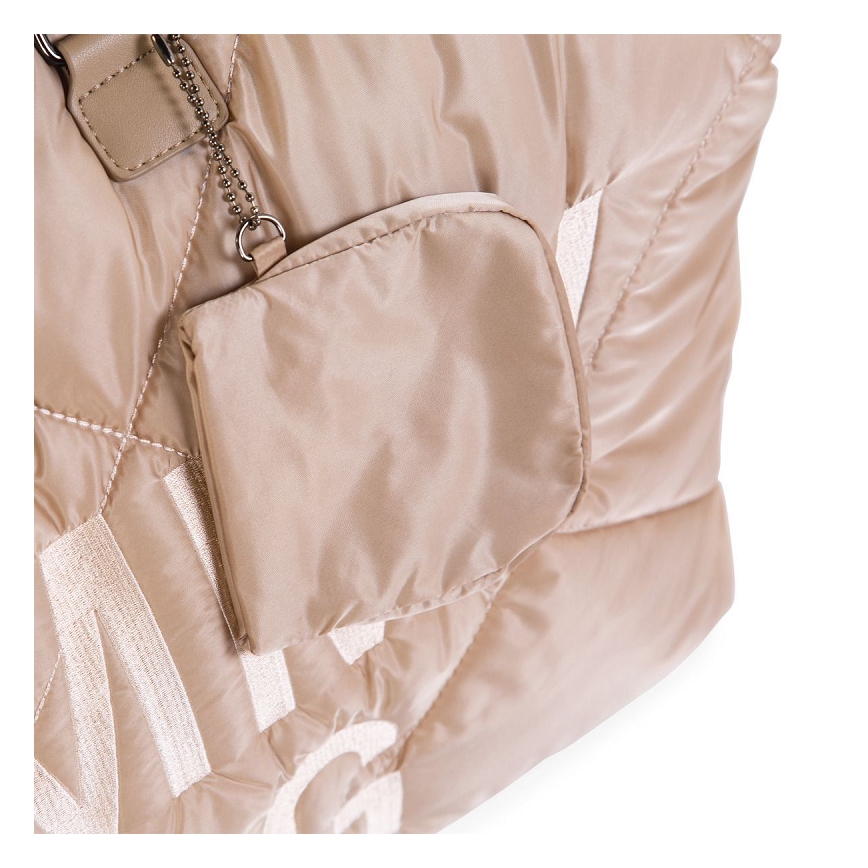 Childhome - Pārtīšanas soma MOMMY BAG PUFFERED bēša