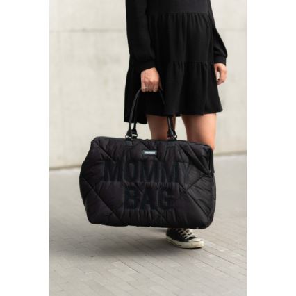Childhome - Pārtīšanas soma MOMMY BAG PUFFERED melna