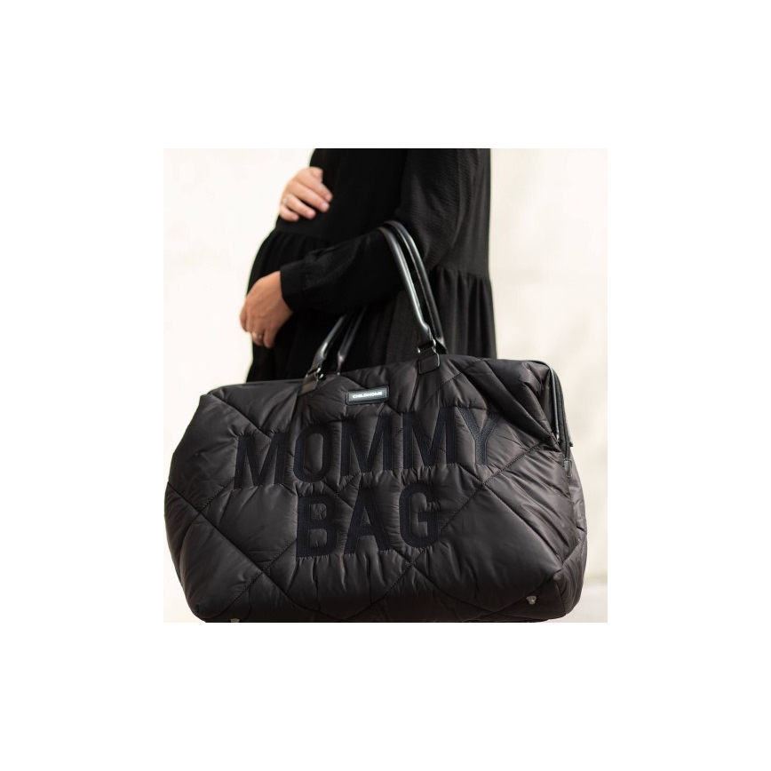 Childhome - Pārtīšanas soma MOMMY BAG PUFFERED melna
