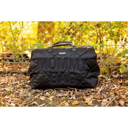 Childhome - Pārtīšanas soma MOMMY BAG PUFFERED melna