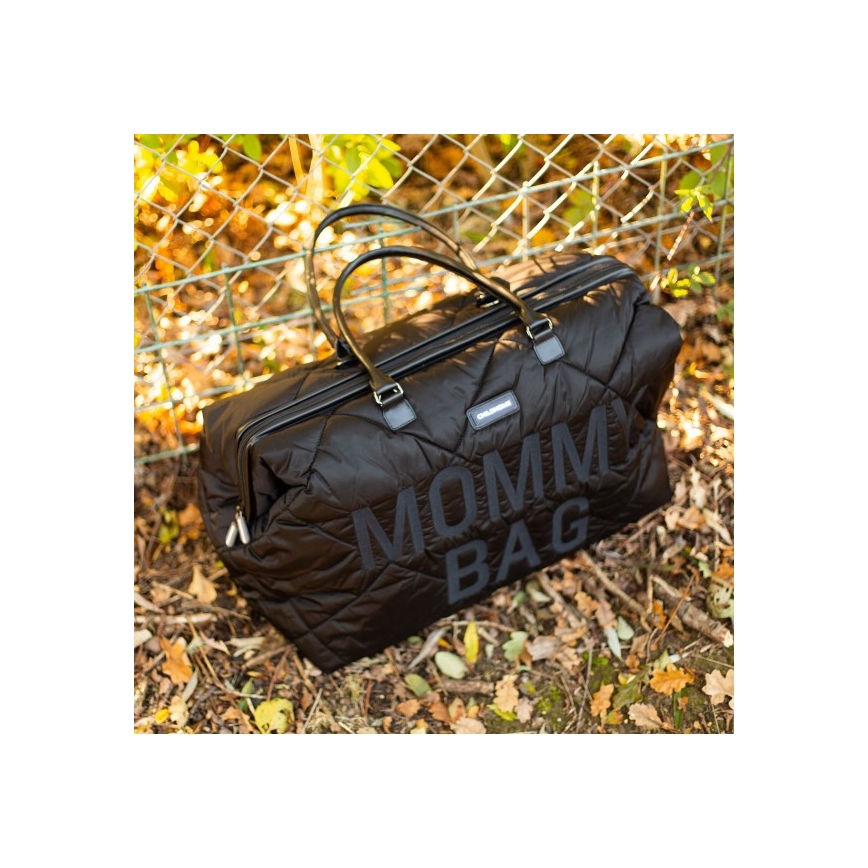 Childhome - Pārtīšanas soma MOMMY BAG PUFFERED melna